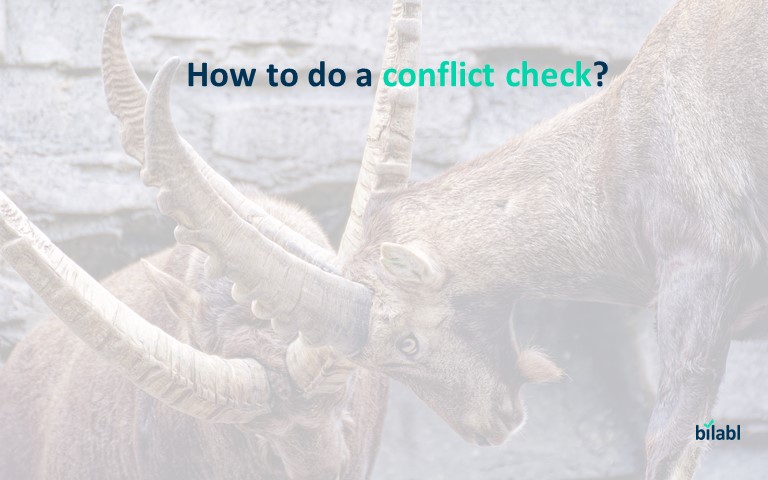 How to do a Conflict Check