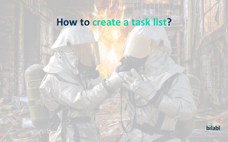 How to create a task list